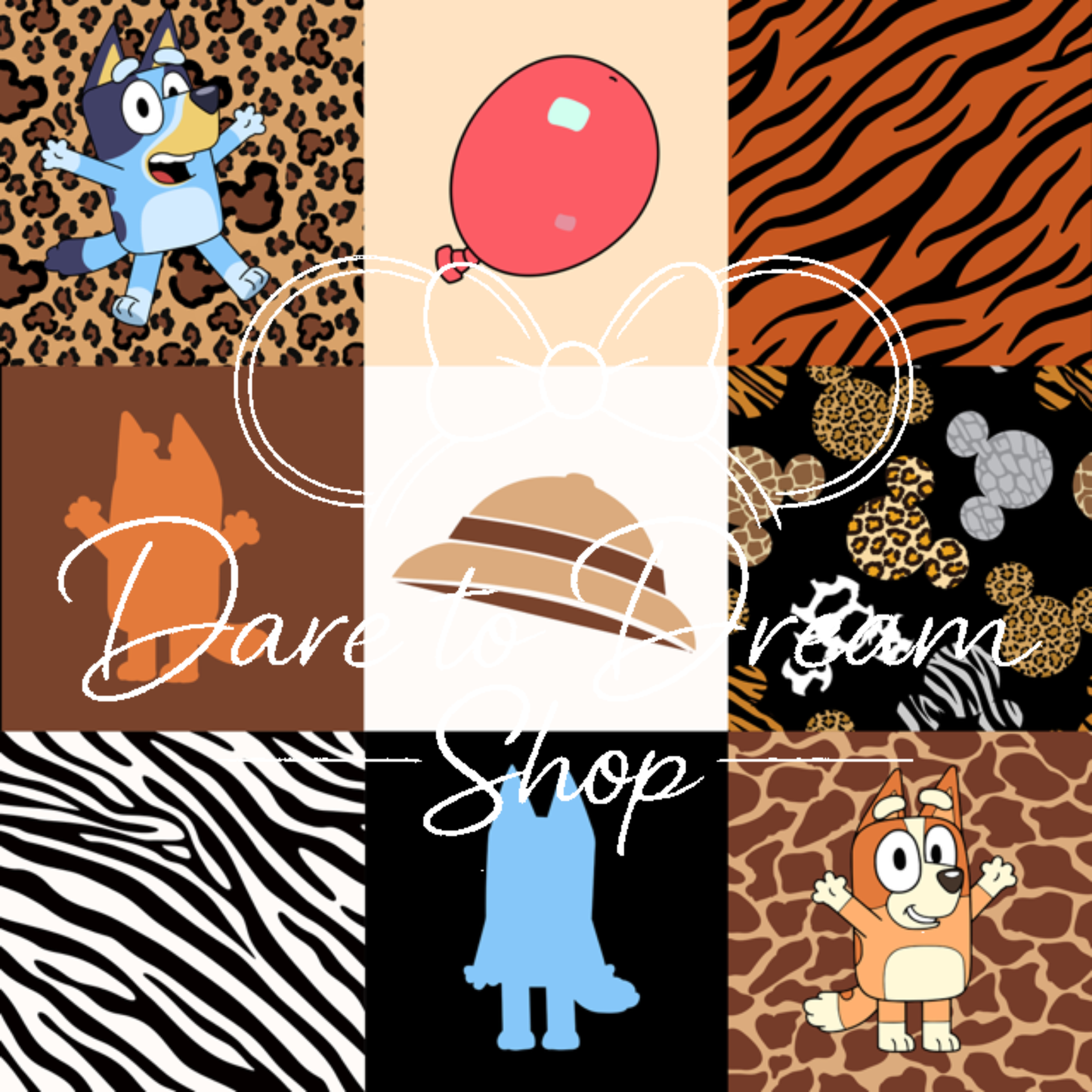 Bluey Safari Block