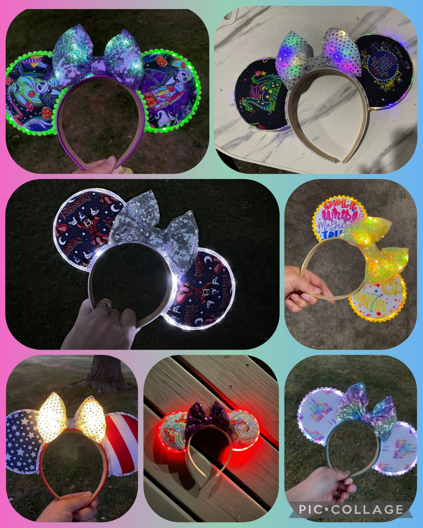 Add lights to ears
